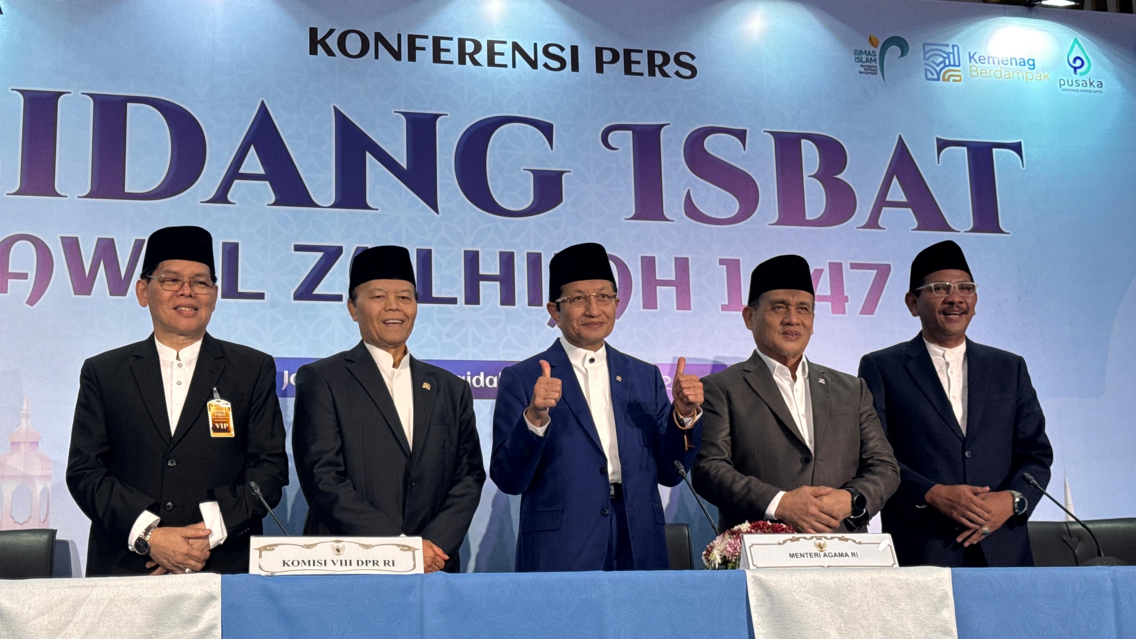 Hasil Sidang Isbat: Idul Adha 1447 H Jatuh pada 27 Mei 2026