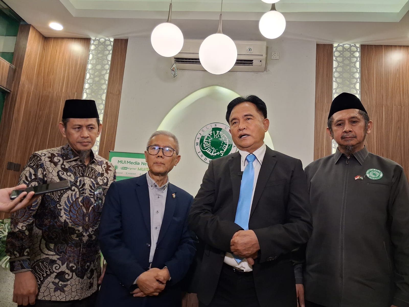 Kunjungi MUI Soal Abdul Karim Miqdad, Menko Yusril: Murni Kasus Pidana