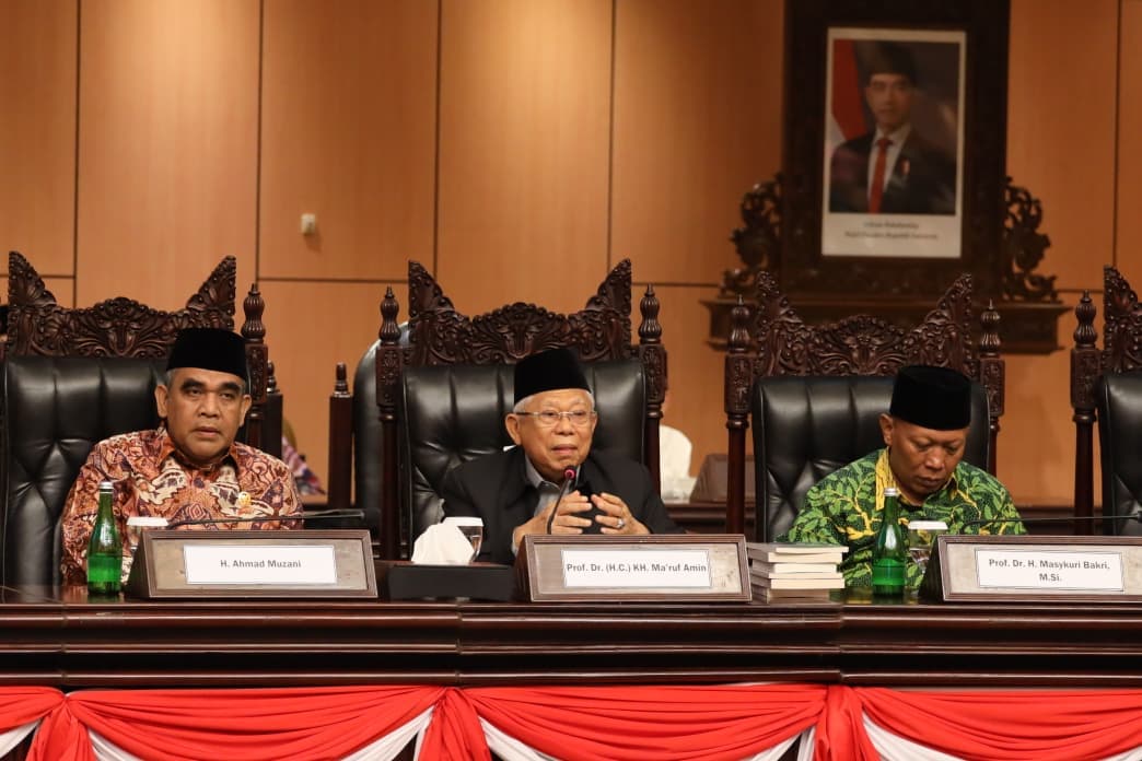 KH Ma'ruf Amin Ingatkan Warga NU Hati-Hati dan Jangan Berebut Konsesi Tambang