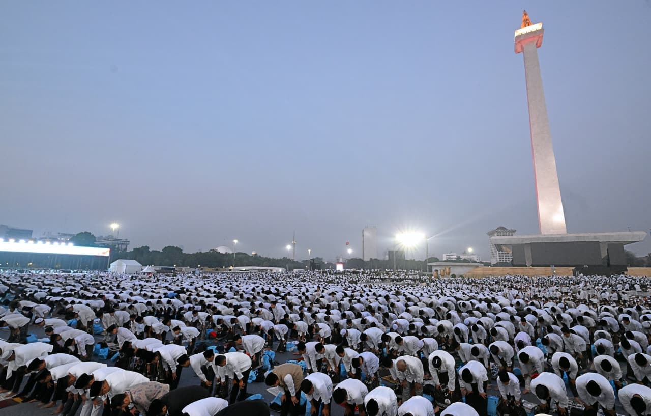 Resmi Dimulai, Zikir Kebangsaan di Monas Tandai Pembukaan Rangkaian HUT ke-81 RI