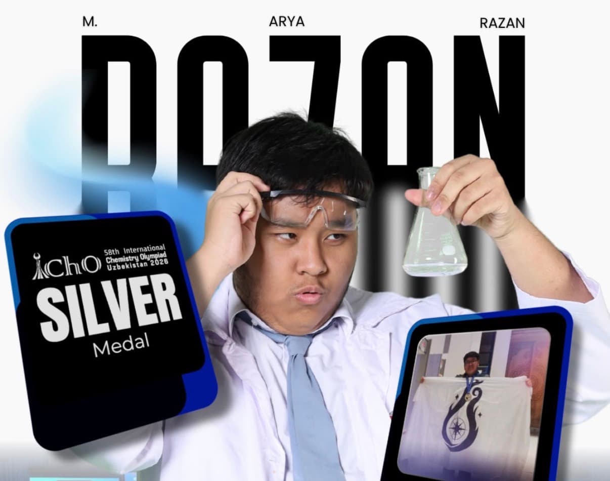 Siswa MAN IC Serpong Arya Razan Raih Perak di Olimpiade Kimia Internasional