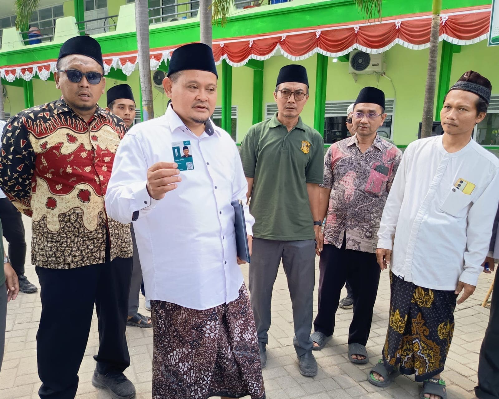 Panitia Muktamar ke-35 NU Simulasi Layanan Ramah dan Verifikasi Peserta Secara Ketat