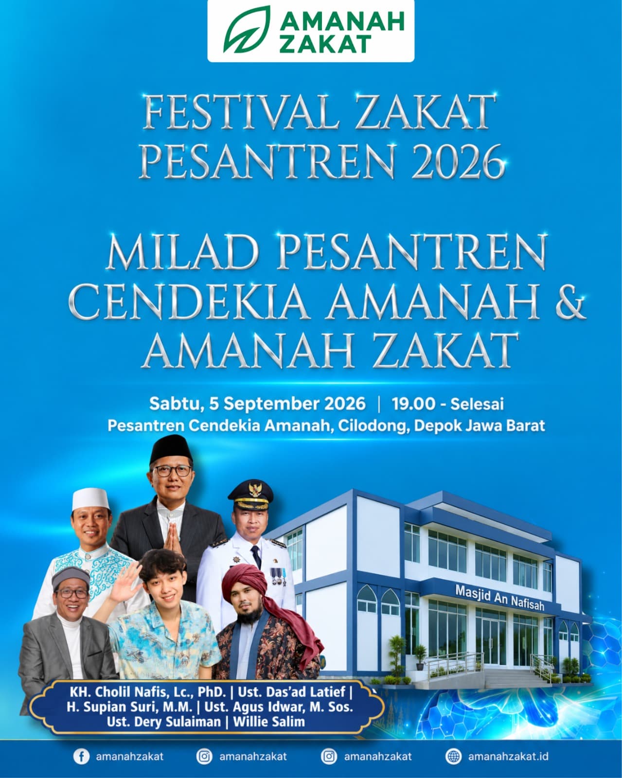 Milad ke-7, Pesantren Cendekia Amanah Gelar Festival Zakat dan Maulid Nabi