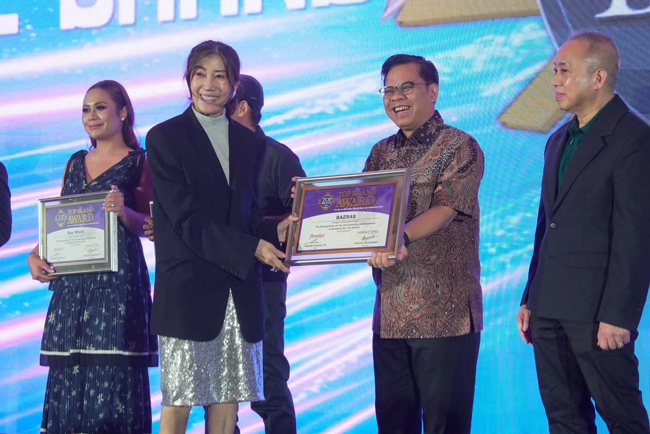 Lima Tahun Berturut-turut, Baznas Raih Top Brand Award 2026 Kategori Lembaga Zakat