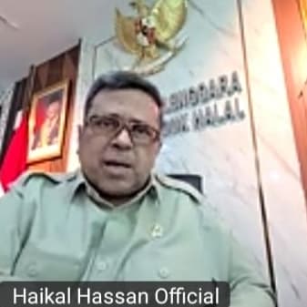 Haikal Hassan Pastikan Aturan Wajib Halal Tak Akan Mundur Lagi