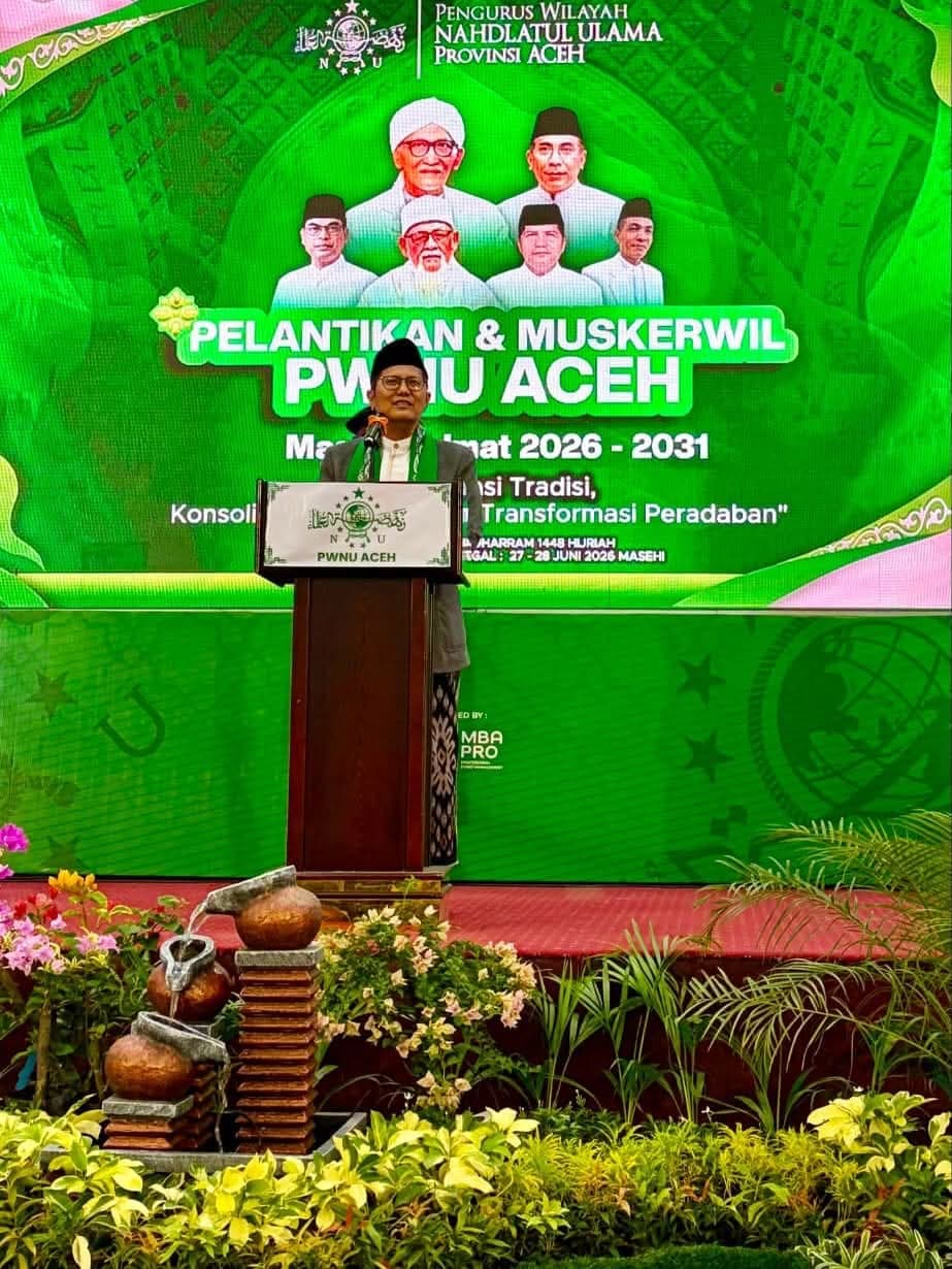 Lantik PWNU Aceh, KH Cholil Nafis: Jabatan Itu Amanah untuk Berkhidmah