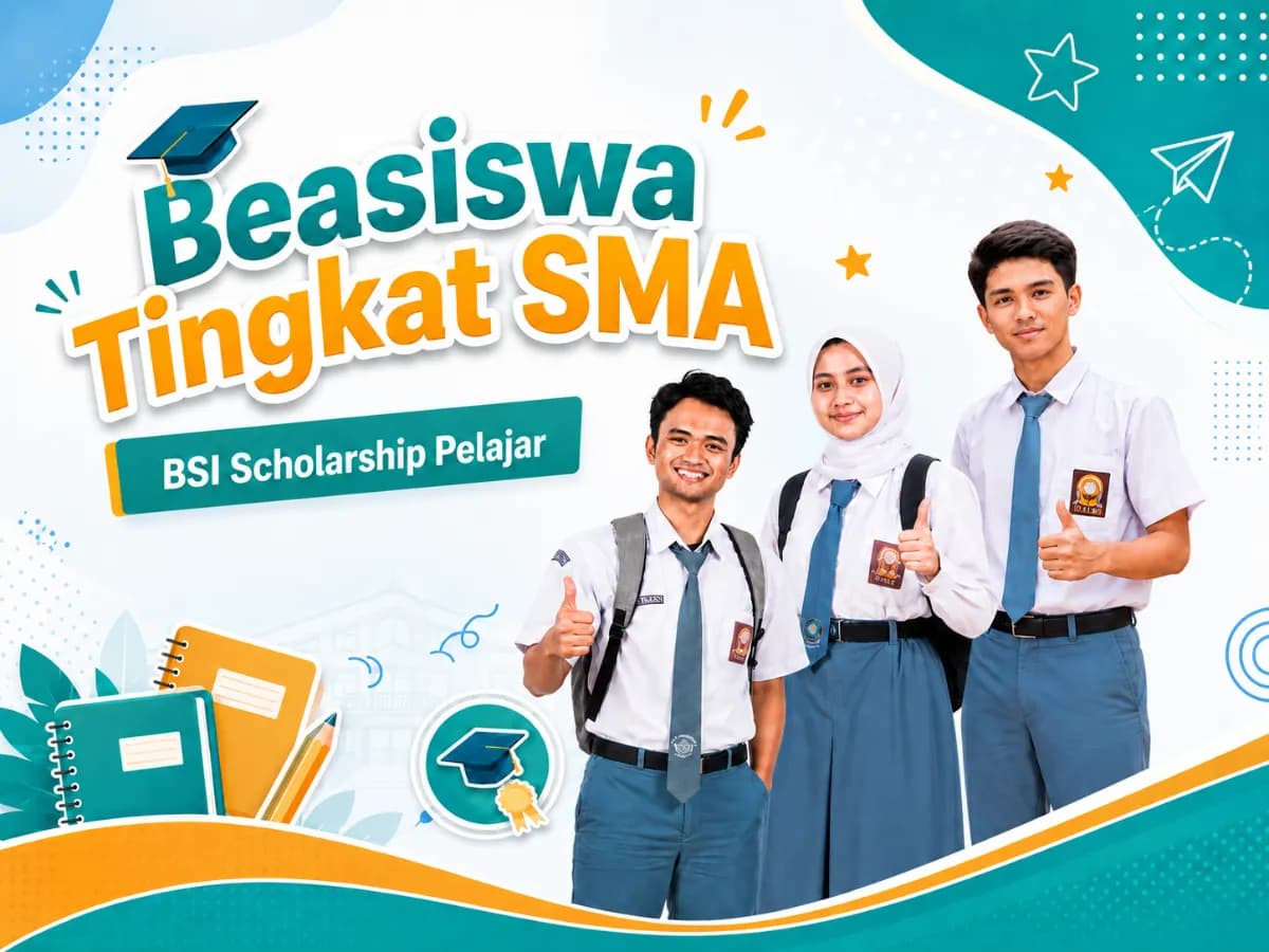 BSI Buka 1.500 Kuota Beasiswa Pelajar untuk Lulusan SMA/SMK Masuk PTN Impian