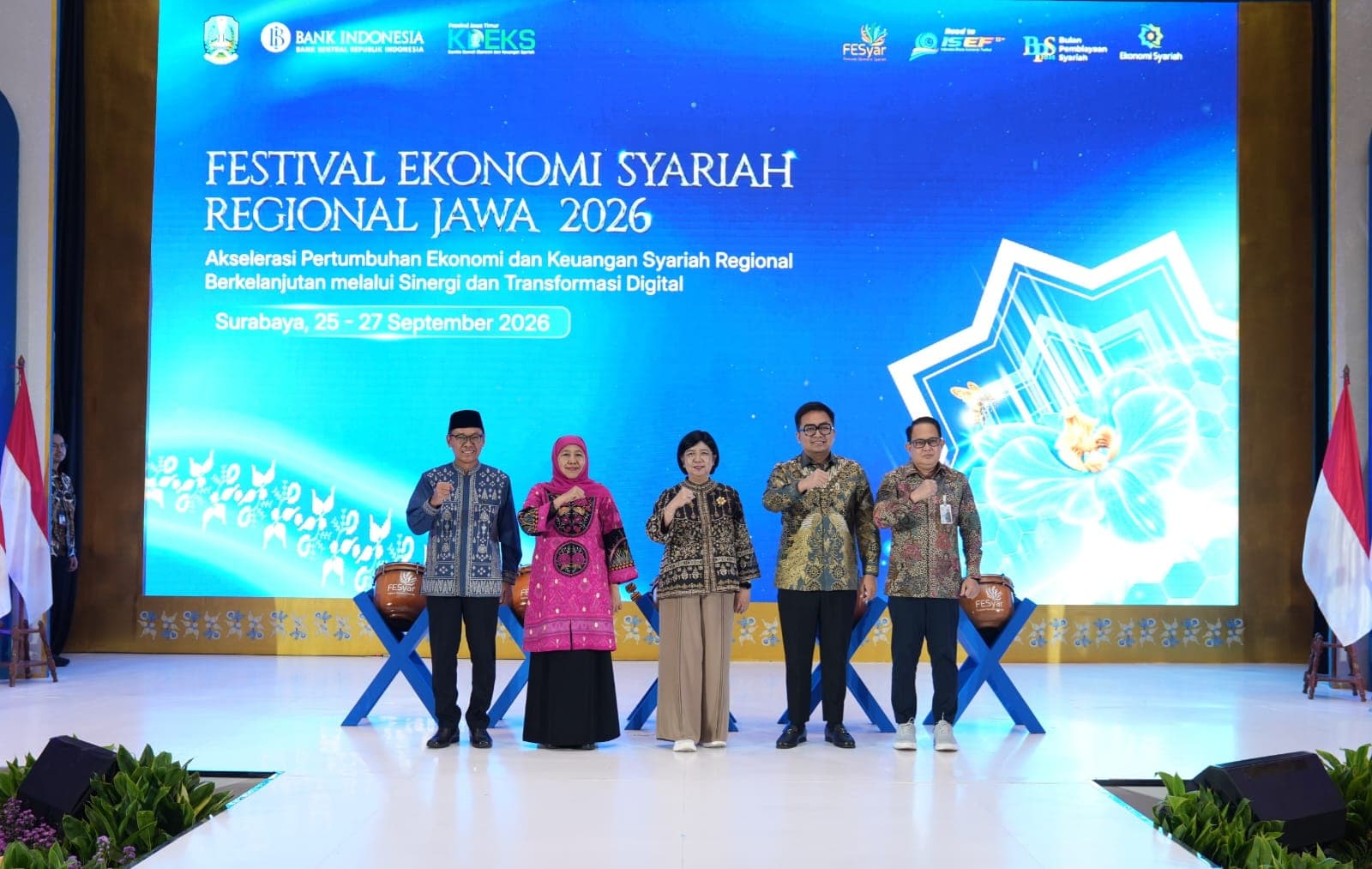 Gubernur Khofifah Tekankan Pentingnya Manfaat Ekonomi Syariah Bagi Masyarakat Jawa Timur