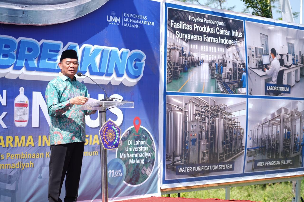 Pabrik Infus Muhammadiyah Ditargetkan Mulai Produksi pada 2027